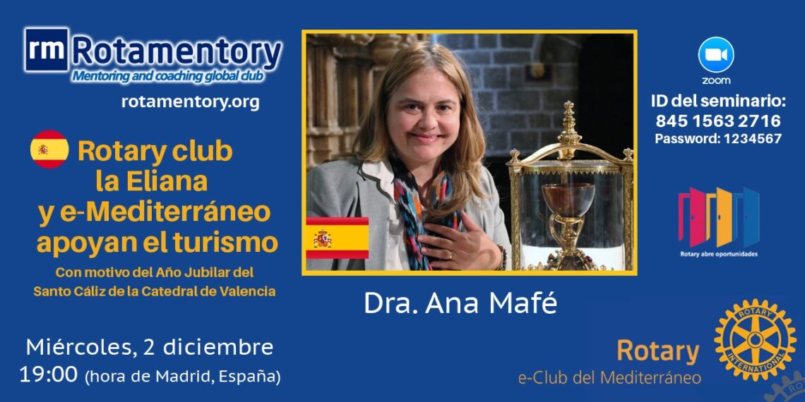 Conferencia de la Dra. Ana Mafé y Rotary Club La Eliana
