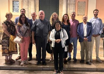 La Asociación Cultural El Camino del Santo Grial presente en la celebración de la Misa del Turismo en Valencia celebrada en la Basílica de los Desamparados
